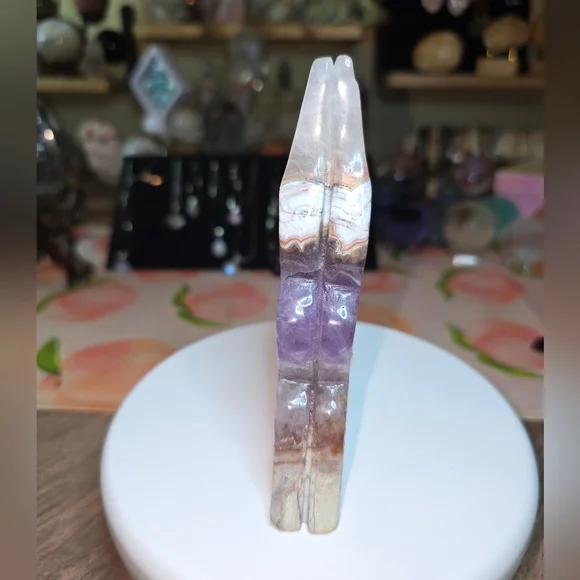 Amethyst Mexican Crazy Lace Crystal Fairy - Picture 3 of 6